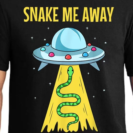 Snake UFO Reptile Alien Lover Space Herpetologist Pajama Set