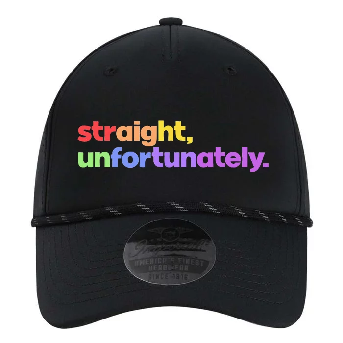 Straight Unfortunately Rainbow Pride Ally LGBTQ Gay Performance The Dyno Cap