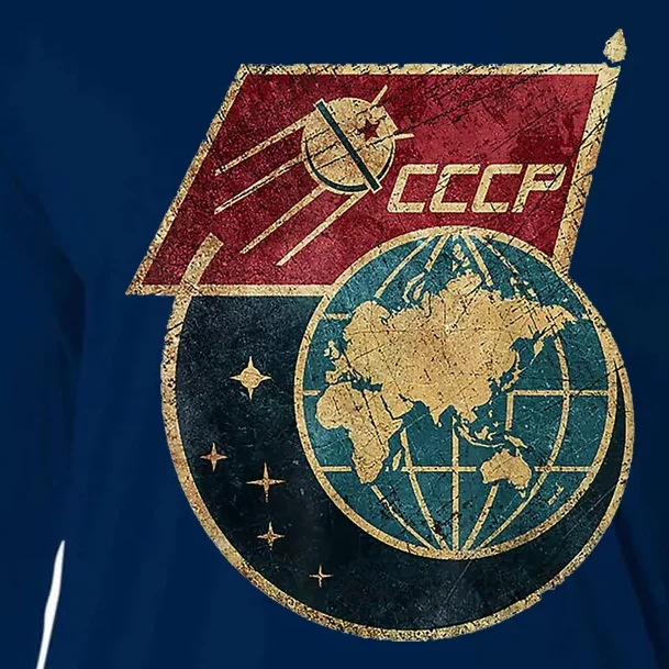 Soviet Union Russia CCCP Global Cooling Performance Long Sleeve Crew