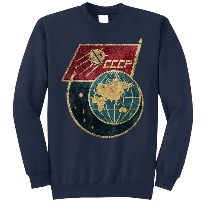 Soviet Union Russia CCCP Global Tall Sweatshirt