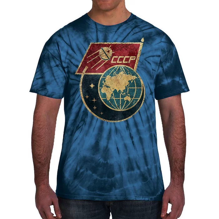 Soviet Union Russia CCCP Global Tie-Dye T-Shirt