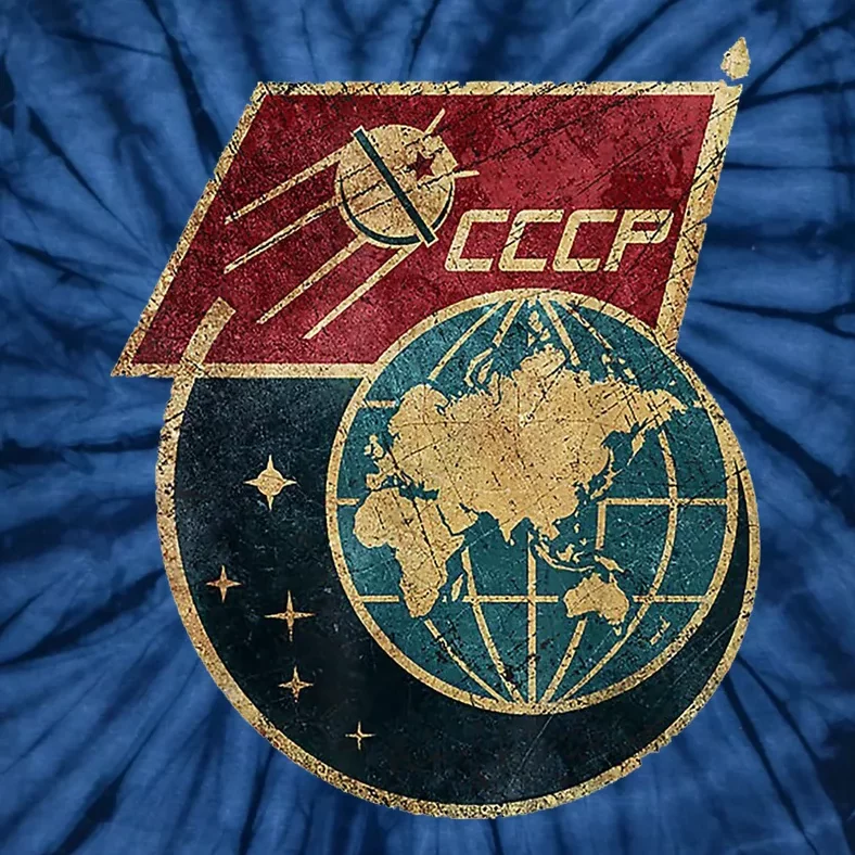 Soviet Union Russia CCCP Global Tie-Dye T-Shirt