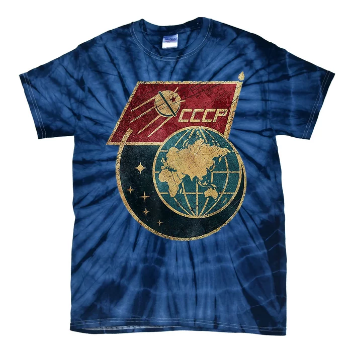 Soviet Union Russia CCCP Global Tie-Dye T-Shirt