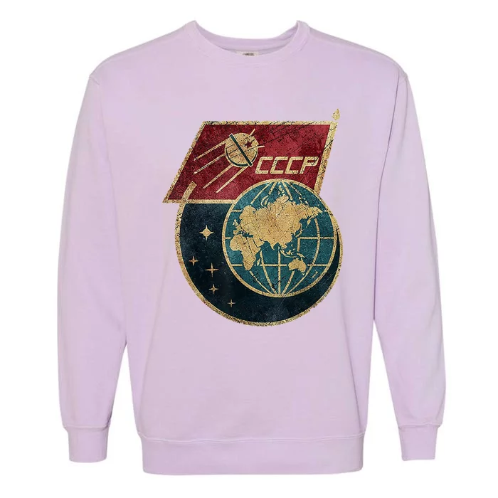 Soviet Union Russia CCCP Global Garment-Dyed Sweatshirt