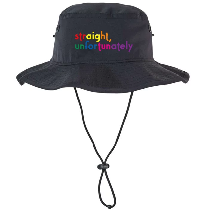 Straight Unfortunately Rainbow Pride Ally Lgbtq Legacy Cool Fit Booney Bucket Hat