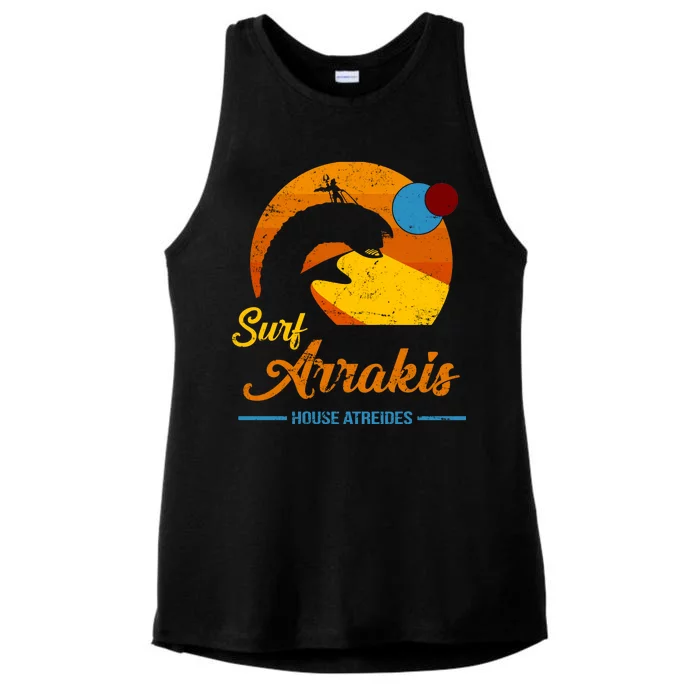 Surf Arrakis House Atreides Ladies Tri-Blend Wicking Tank