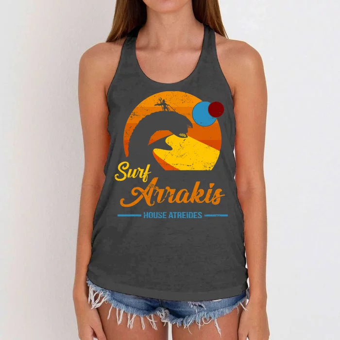 Surf Arrakis House Atreides Women's Knotted Racerback Tank