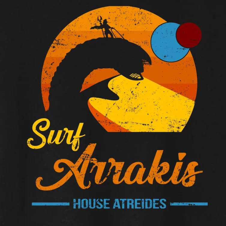 Surf Arrakis House Atreides Women's Crop Top Tee