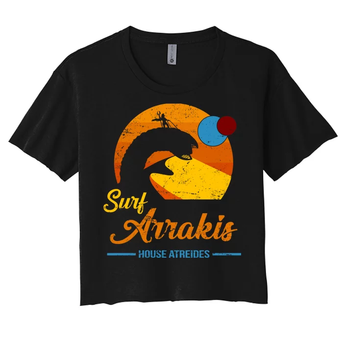 Surf Arrakis House Atreides Women's Crop Top Tee