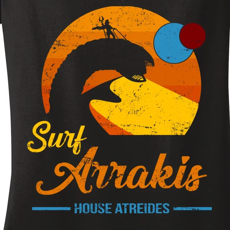 Surf Arrakis House Atreides Women's V-Neck T-Shirt