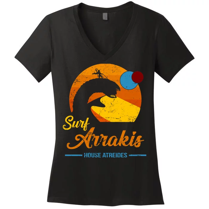 Surf Arrakis House Atreides Women's V-Neck T-Shirt