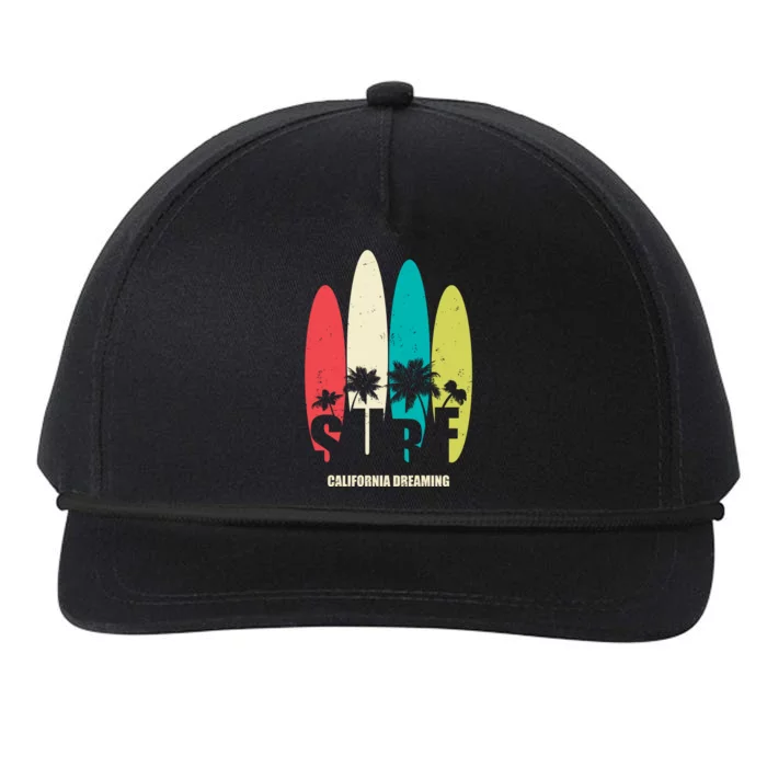 Surf California Dreaming Snapback Five-Panel Rope Hat