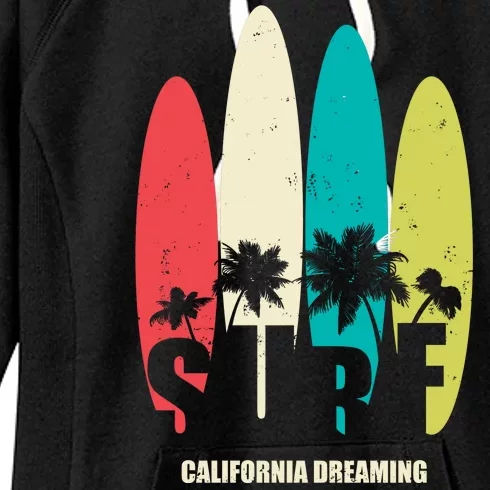 Surf California Dreaming Women's Fleece Hoodie