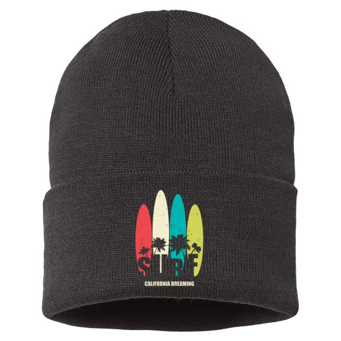 Surf California Dreaming Sustainable Knit Beanie