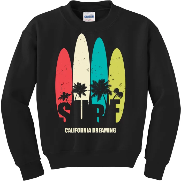 Surf California Dreaming Kids Sweatshirt