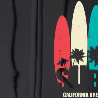 Surf California Dreaming Full Zip Hoodie