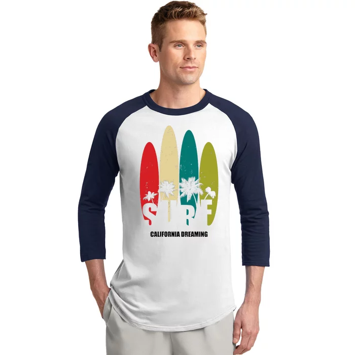 Surf California Dreaming Baseball Sleeve Shirt