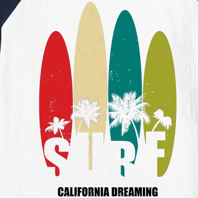 Surf California Dreaming Baseball Sleeve Shirt