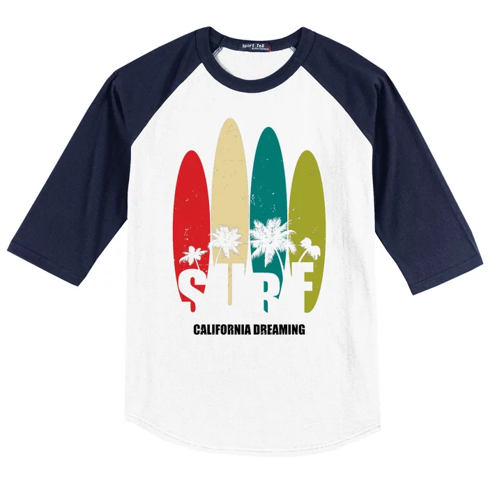 Surf California Dreaming Baseball Sleeve Shirt