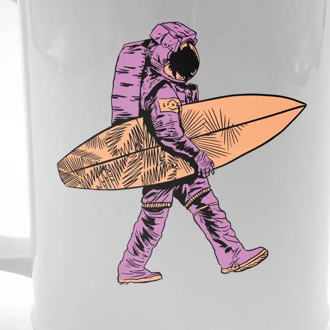 Surfer Astronaut Front & Back Beer Stein