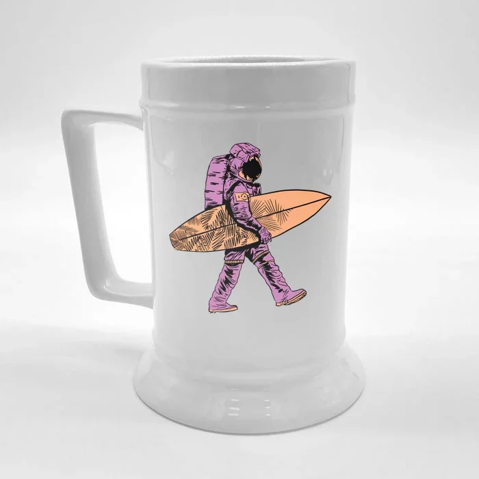 Surfer Astronaut Front & Back Beer Stein