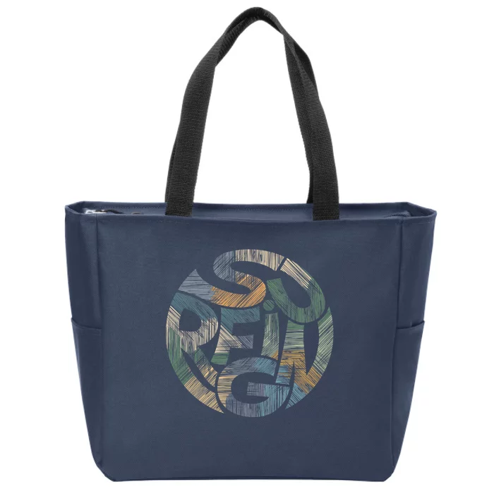 Surfing Zip Tote Bag