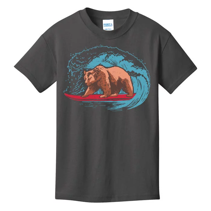 Surfing Bear Kids T-Shirt