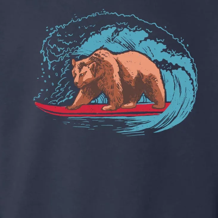 Surfing Bear Toddler Hoodie