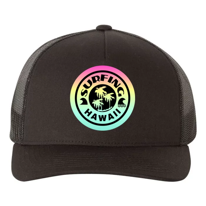 Surfing Hawaii Logo Yupoong Adult 5-Panel Trucker Hat