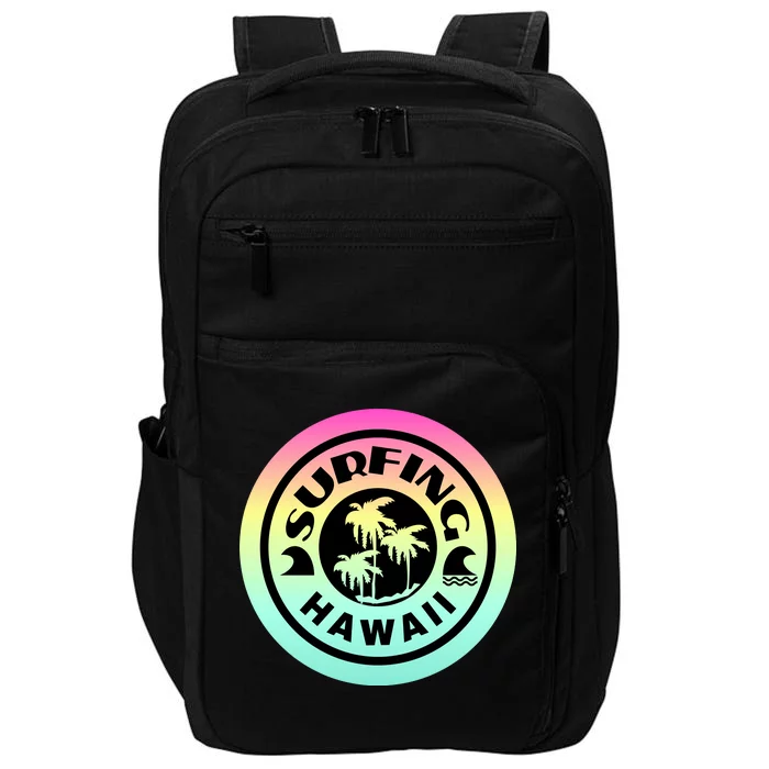 Surfing Hawaii Logo Impact Tech Backpack