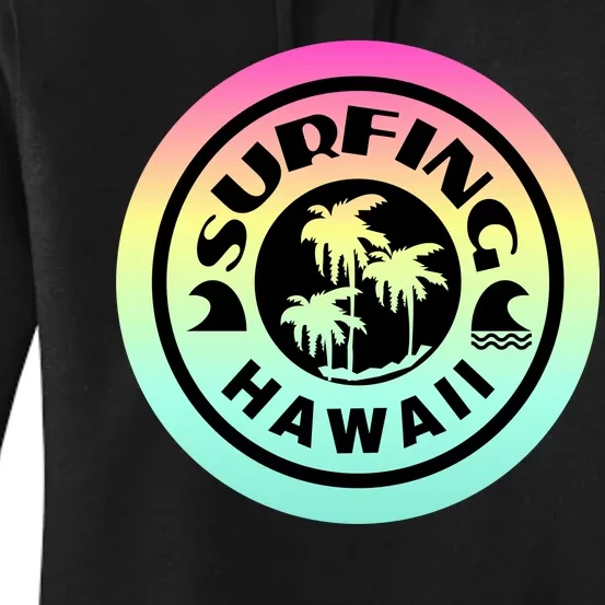 Surfing Hawaii Logo Women's Pullover Hoodie