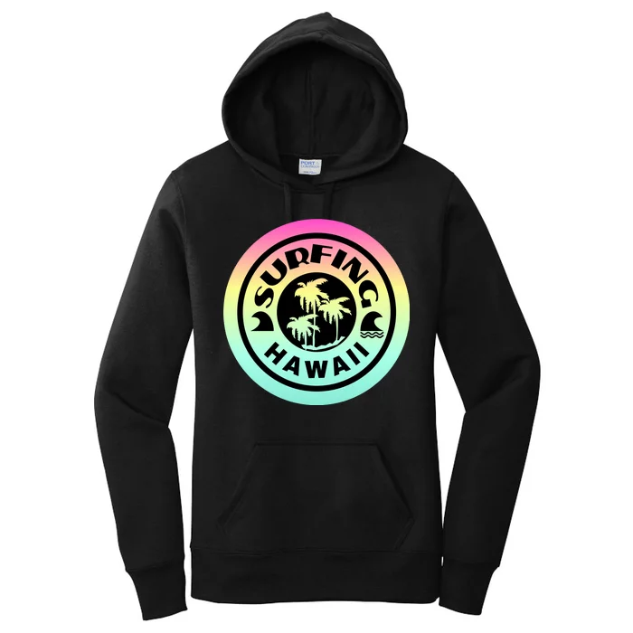 Surfing Hawaii Logo Women's Pullover Hoodie