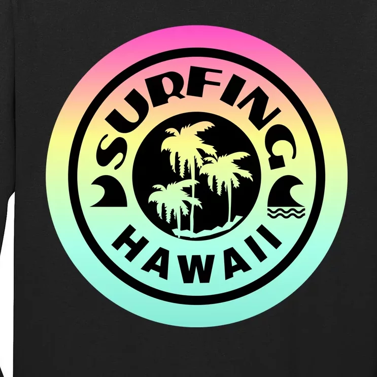 Surfing Hawaii Logo Tall Long Sleeve T-Shirt