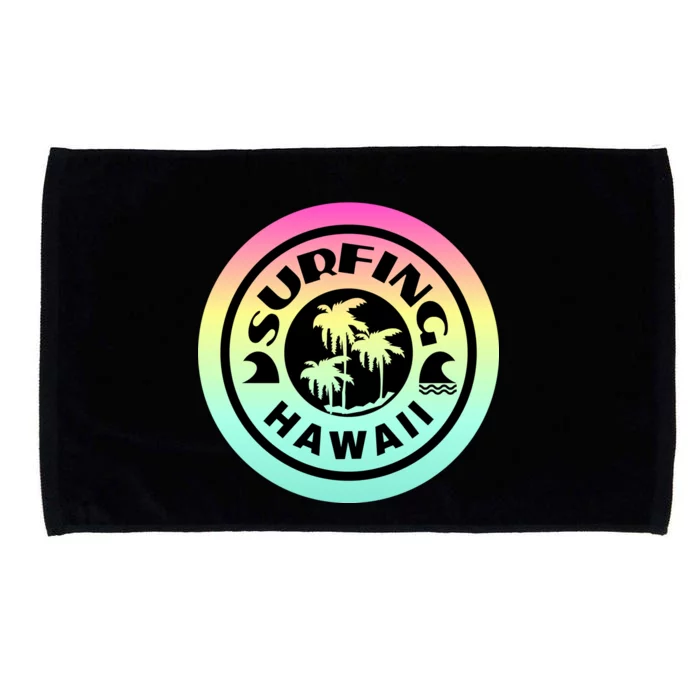 Surfing Hawaii Logo Microfiber Hand Towel