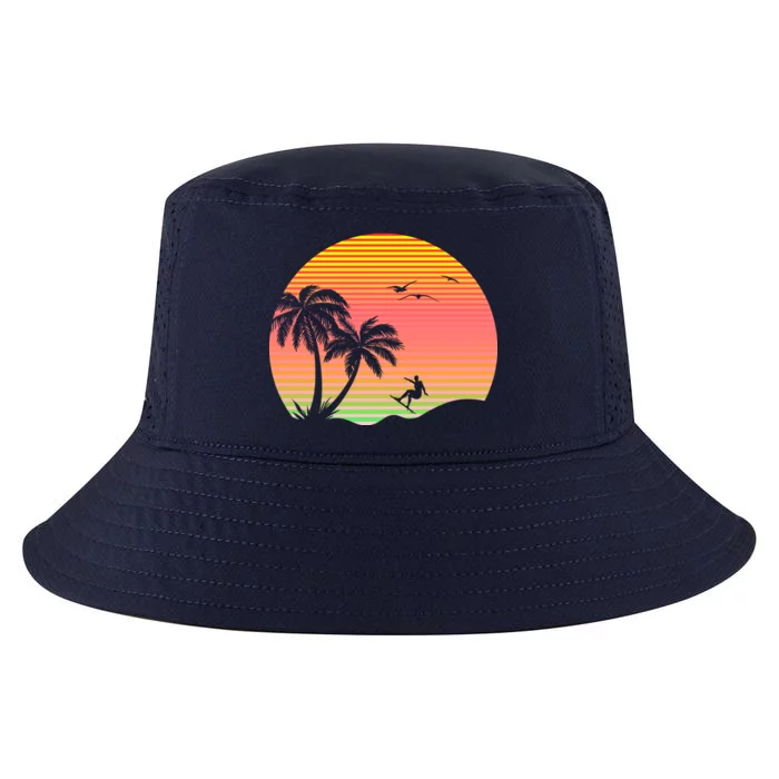 Surfing Into The Sunset Cool Comfort Performance Bucket Hat