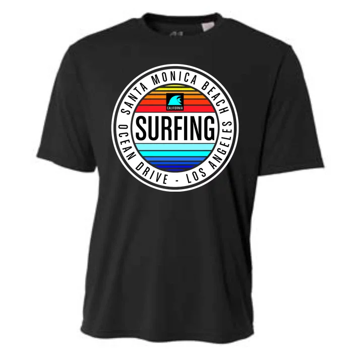 Surfing Logo Cooling Performance Crew T-Shirt