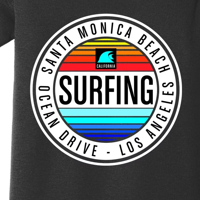 Surfing Logo Baby Bodysuit