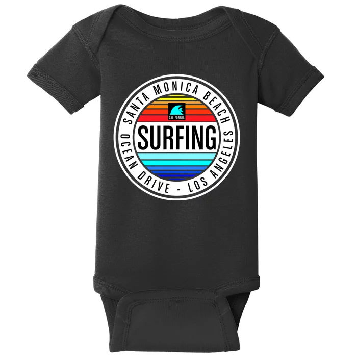 Surfing Logo Baby Bodysuit