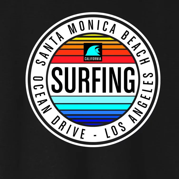 Surfing Logo Women's Crop Top Tee