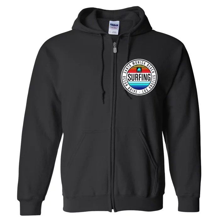 Surfing Logo Full Zip Hoodie