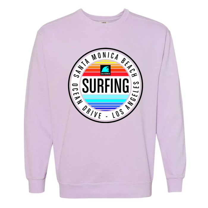 Surfing Logo Garment-Dyed Sweatshirt