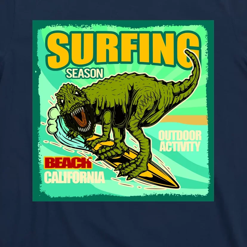 Surfing T-Rex T-Shirt