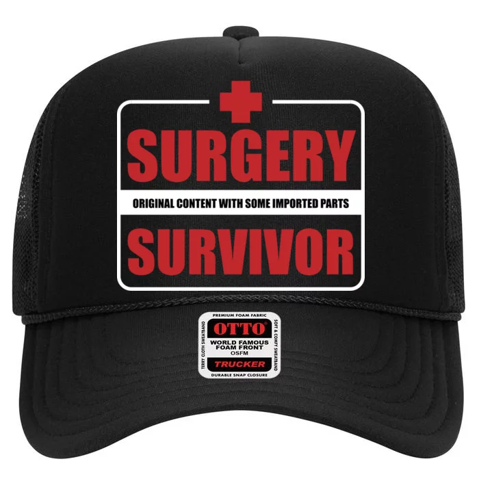 Surgery Survivor Imported Parts High Crown Mesh Trucker Hat