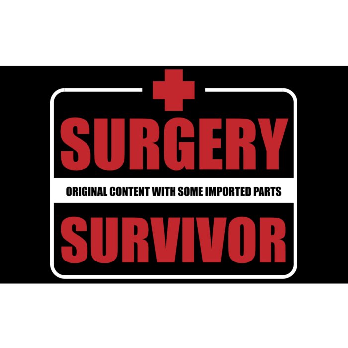 Surgery Survivor Imported Parts Bumper Sticker