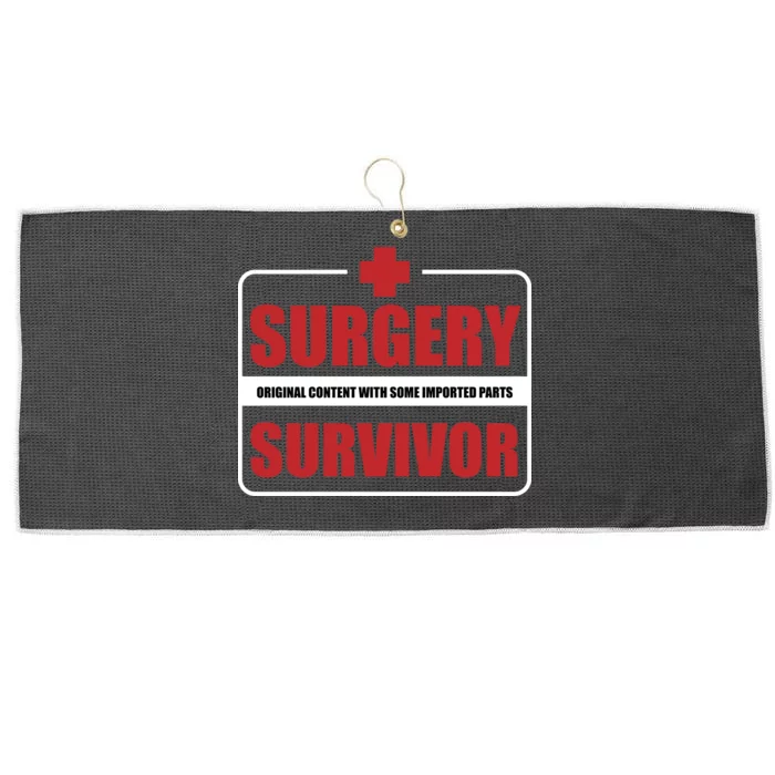 Surgery Survivor Imported Parts Large Microfiber Waffle Golf Towel