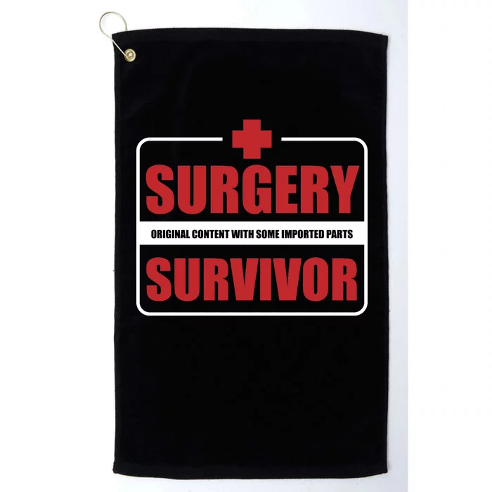 Surgery Survivor Imported Parts Platinum Collection Golf Towel