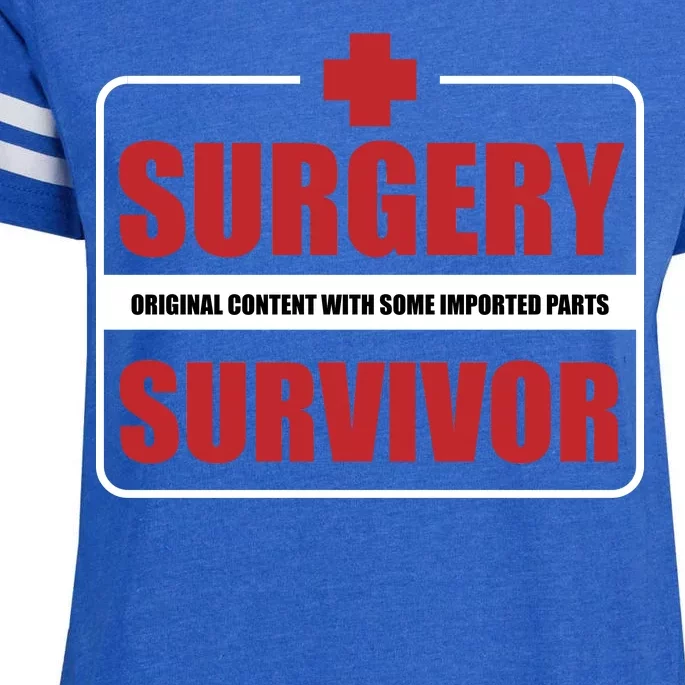 Surgery Survivor Imported Parts Enza Ladies Jersey Football T-Shirt