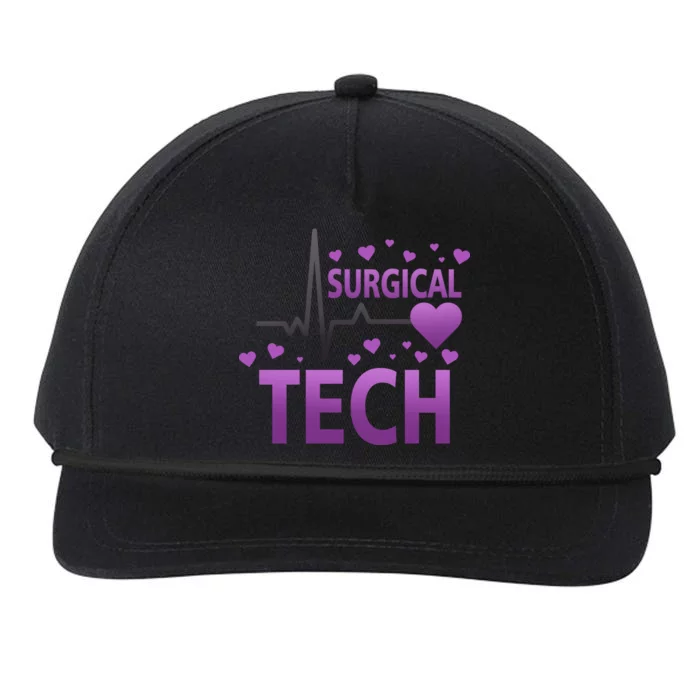 Surgical Tech Snapback Five-Panel Rope Hat