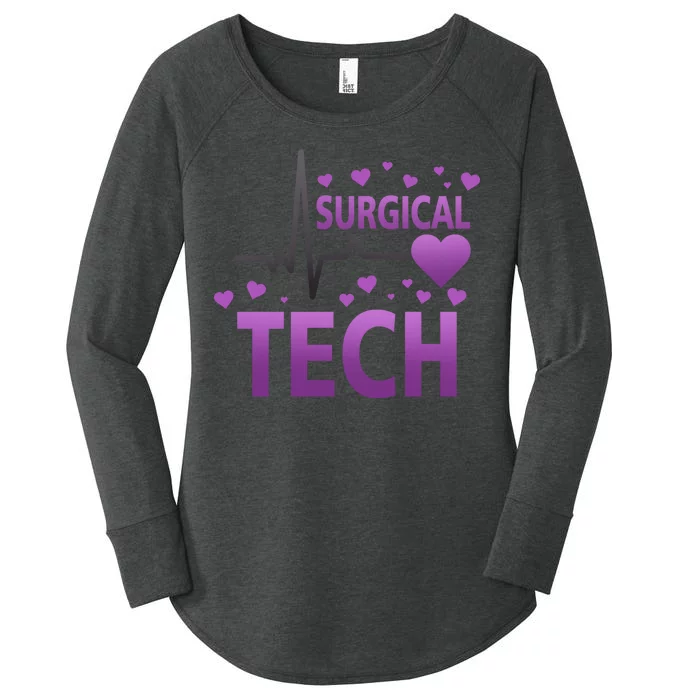 Surgical Tech Women's Perfect Tri Tunic Long Sleeve Shirt