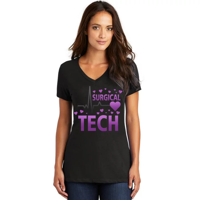 Surgical Tech Women's V-Neck T-Shirt